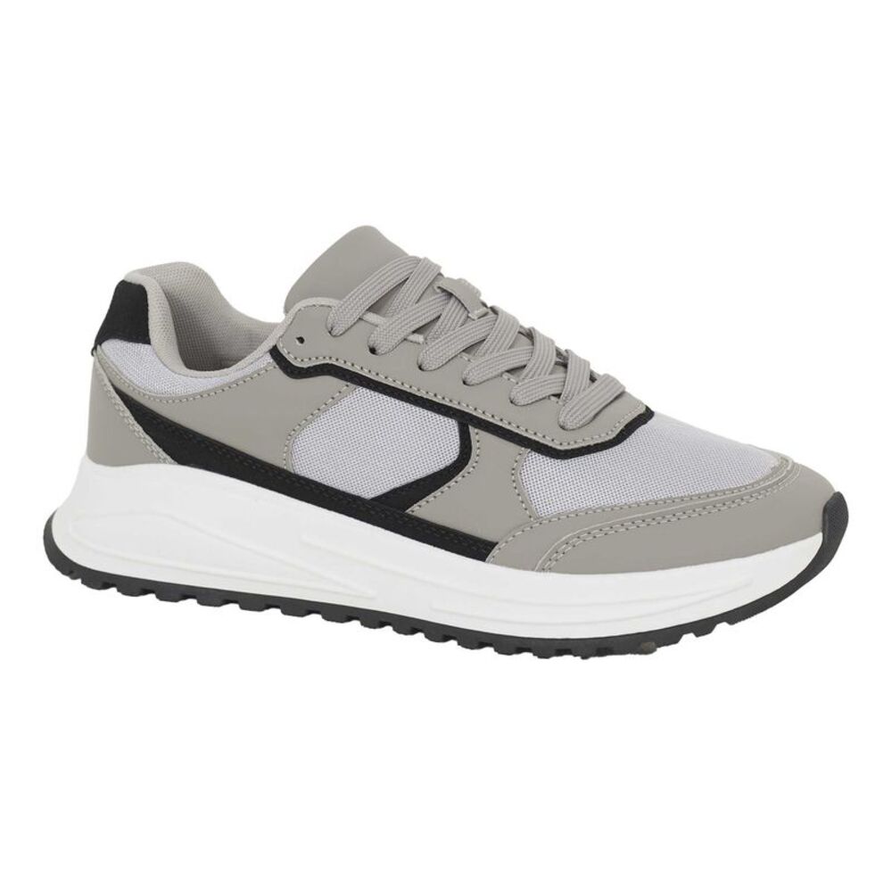 Brave Soul Mens Lace Up Sneakers / Light Grey